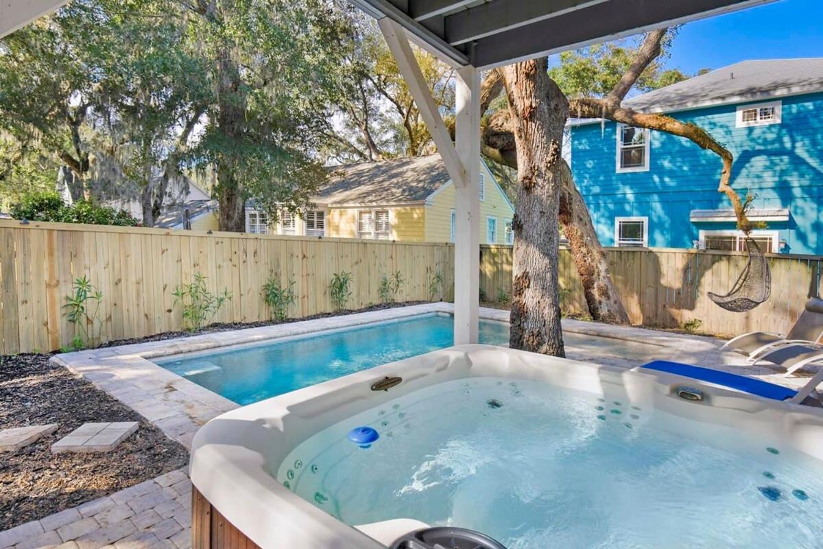 Downtown St Aug Home By Fountain Of Youth Pool Spa By Beach Add Golf Cart St. Augustine Kültér fotó