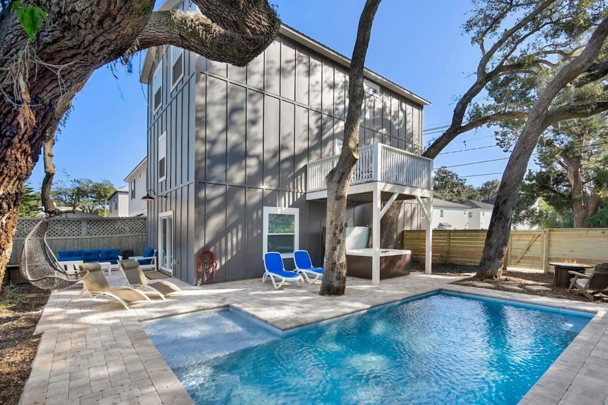 Downtown St Aug Home By Fountain Of Youth Pool Spa By Beach Add Golf Cart St. Augustine Kültér fotó