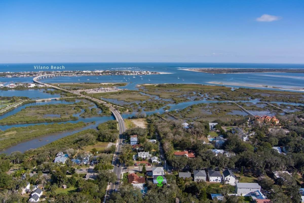 Downtown St Aug Home By Fountain Of Youth Pool Spa By Beach Add Golf Cart St. Augustine Kültér fotó